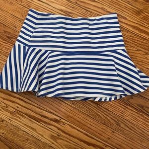Girls Striped Justice Skirt